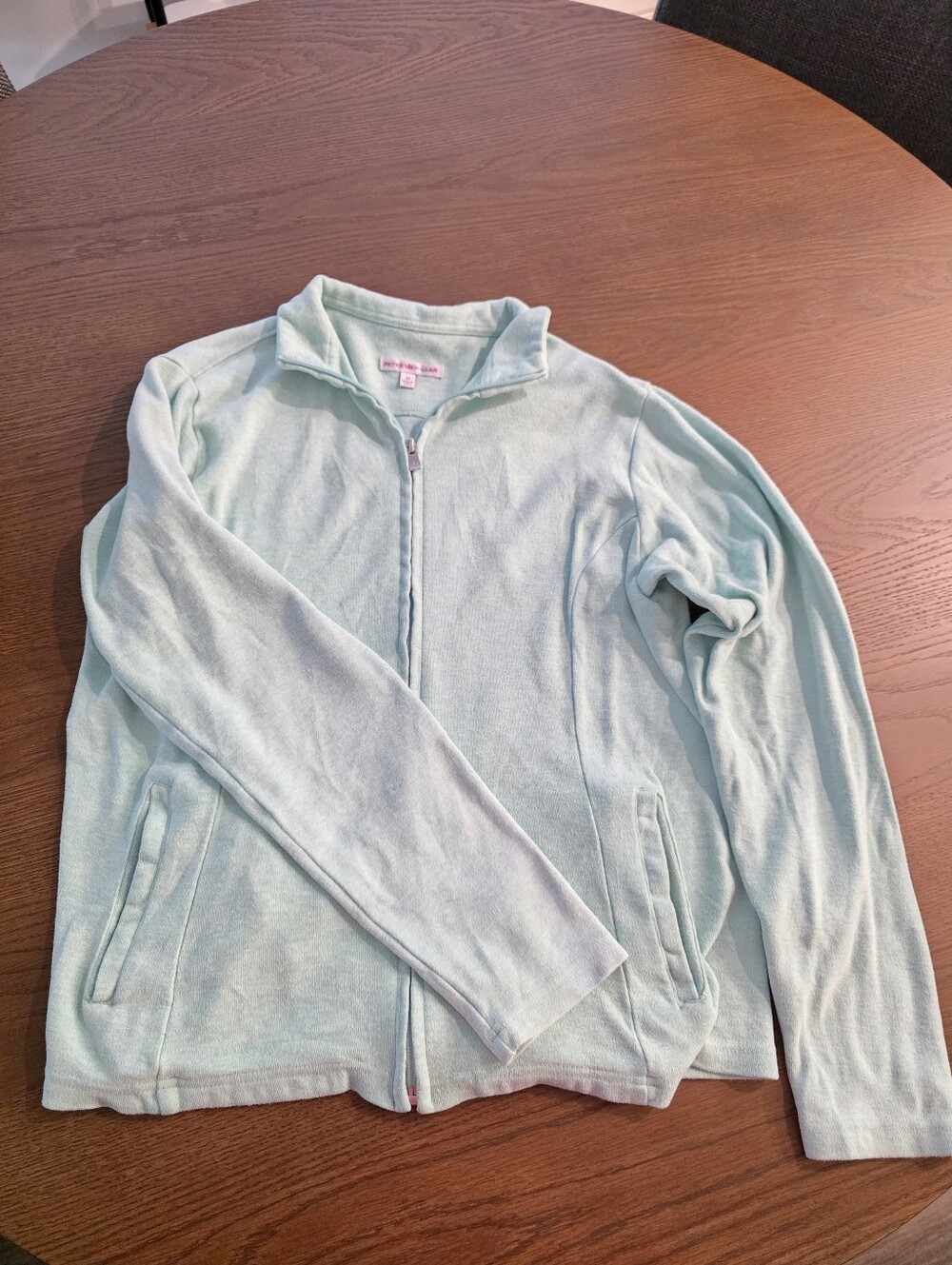Peter Millar Full Zip Light Mint Green Jacket Size Medium